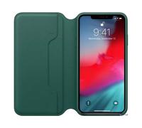 Official Apple iPhone XS Max Folio Flip Case Cover Leather Forest MRX42ZM/A