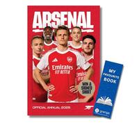 Official Arsenal 2026 Football Annual Hardback with FREE Bookmark