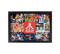 Official Atari 3D Wall Art, Authentic Atari Legends Collection for Gaming Setup, Gamer Wallpaper, Gaming-Room Decor and Wall Stickers, Black Frame - ThumbsUp!