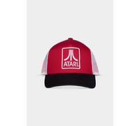 OFFICIAL ATARI EMBROIDERED PATCH LOGO RED SNAPBACK TRUCKER BASEBALL CAP HAT
