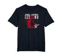 Official Avril Lavigne Let Go Spraypaint T-Shirt, Men's Big and Tall, Black, 4X Tall
