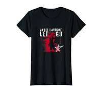 Official Avril Lavigne Let Go Spraypaint T-Shirt, Women, Black, Medium