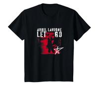 Official Avril Lavigne Let Go Spraypaint T-Shirt, Youth, Black, Medium