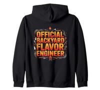 OFFICIAL BACKYARD FLAVOR ENGINEER Zip Hoodie