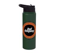 Official Bad Company Band Circle 1977 1979 Live Stainless Steel Insulated Water Bottle