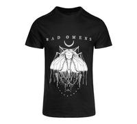 Rock Off officially licensed products Bad Omens Band Logo Moth T Shirt S Black