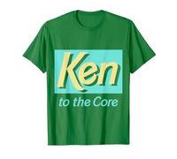 Official Barbie Ken 'Ken to The Core' Design T-Shirt, Men, Kelly Green, 3X-Large