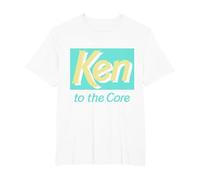 Official Barbie Ken 'Ken to The Core' Design T-Shirt, Men's Big and Tall, White, 2X Tall