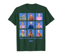 Official Barbie Ken 'Serving Lewks Since 1961' Design T-Shirt, Men, Dark Green, 3X-Large