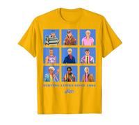 Official Barbie Ken 'Serving Lewks Since 1961' Design T-Shirt, Men, Golden Yellow, XX-Large