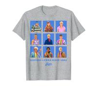 Official Barbie Ken 'Serving Lewks Since 1961' Design T-Shirt, Men, Heather Grey, 4X-Large