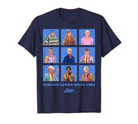 Official Barbie Ken 'Serving Lewks Since 1961' Design T-Shirt, Men, Navy Blue, 3X-Large