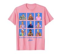 Official Barbie Ken 'Serving Lewks Since 1961' Design T-Shirt, Men, Pink, 3X-Large