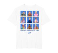 Official Barbie Ken 'Serving Lewks Since 1961' Design T-Shirt, Men's Big and Tall, White, 6X Tall