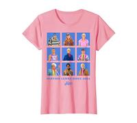 Official Barbie Ken 'Serving Lewks Since 1961' Design T-Shirt, Women, Pink, XX-Large