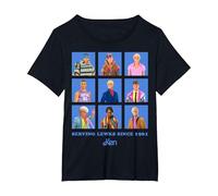 Official Barbie Ken 'Serving Lewks Since 1961' Design T-Shirt, Women's Plus, Black, 3X