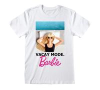Official Barbie Vacation T-Shirt Vacay Mode White Unisex Travel Fashion Merch