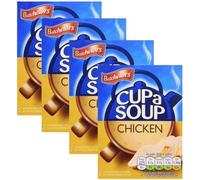 Official Batchelor Cup a Soup Chicken 16 Sachets | Cup Soup for Lunch (One Size, Chicken) 4 x Boxes Multi pack deal, Chicken Soup, Cuppa Soup