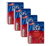 Official Batchelor Cup a Soup Tomato 16 Sachets | Cup Soup for Lunch or Dinner 4 x Boxes Multi pack deal, Tomato Soup, Cuppa Soup, Tomato soup cup