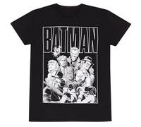 Official Batman Rogues Gallery Unisex Black T-Shirt, Large