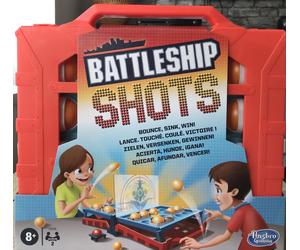 Official Battleship Shots Game Strategy Ball-Bouncing Game Ages 8 and Up, NEW