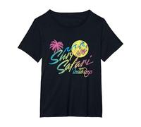 Official Beach Boys Surfin Safari T-Shirt, Women's Plus, Black, 3X
