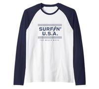 Official Beach Boys Surfin' USA Raglan Baseball Tee