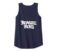 Official Beastie Boys Logo Tank Top, Women, Navy Blue, Large