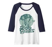 Official Bee Gees Blue Groove Raglan Baseball Tee