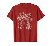 Official Bee Gees to Whom It May Concern T-Shirt, Men, Cranberry Red, Large