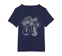 Official Bee Gees to Whom It May Concern T-Shirt, Women's Plus, Navy Blue, 2X