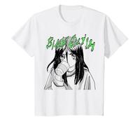 Official Billie Eilish Coffee Animated T-Shirt, Youth, White, 3T