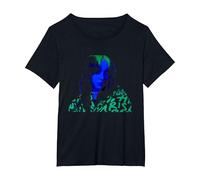 Official Billie EIlish Downward Glance Photo T-Shirt, Women's Plus, Black, 1X