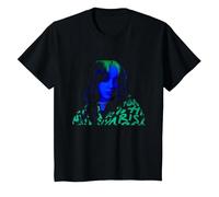 Official Billie EIlish Downward Glance Photo T-Shirt, Youth, Black, 4T