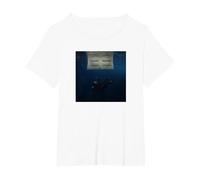 Official Billie Eilish HIT ME Hard and Soft Cover T-Shirt, Women's Plus, White, 1X
