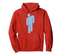 Official Billie Eilish Indie-pop Music Merch for Fans Pullover Hoodie, Adult Unisex, Red, Medium