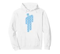 Official Billie Eilish Indie-pop Music Merch for Fans Pullover Hoodie, Adult Unisex, White, X-Large