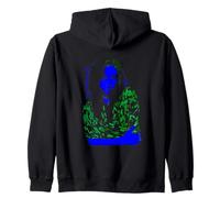 Official Billie Eilish Neon Backlit Music Merch for fans Zip Hoodie
