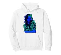 Official Billie Eilish Neon Portrait Progressive Indie-Pop Pullover Hoodie