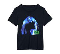 Official Billie Eilish Portrait T-Shirt, Women's Plus, Black, 1X
