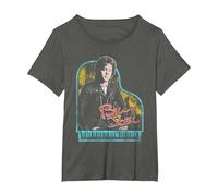 Official Billy Joel Piano Photo T-Shirt, Women's Plus, Asphalt Grey, 3X