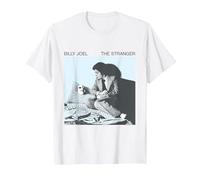 Official Billy Joel The Stranger T-Shirt, Men, White, Large