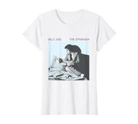 Official Billy Joel The Stranger T-Shirt, Women, White, Small