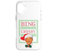 Official Bing Crosby Nostalgic Christmas Music Case for iPhone 16 Plus