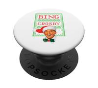Official Bing Crosby Nostalgic Christmas Music PopSockets Adhesive PopGrip