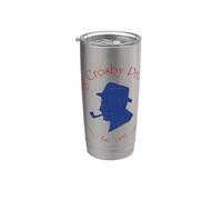 Official Bing Crosby Silhouette Pro Golf Red and Blue Stainless Steel Insulated Tumbler