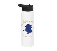 Official Bing Crosby Silhouette Pro Golf Red and Blue Stainless Steel Insulated Water Bottle
