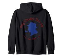 Official Bing Crosby Silhouette Pro Golf Red and Blue Zip Hoodie