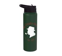 Official Bing Crosby Silhouette Pro Golf Red and White Stainless Steel Insulated Water Bottle
