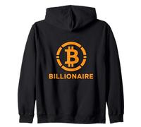 Official Bitcoin Logo Billionaire Zip Hoodie